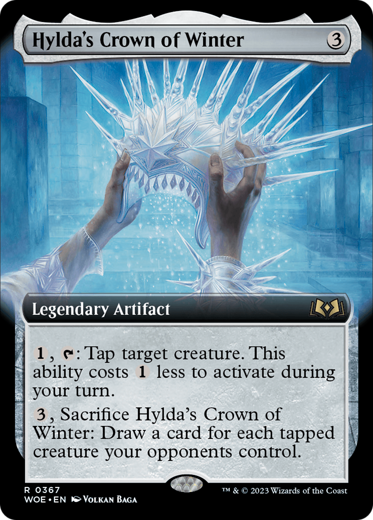 Hylda's Crown of Winter (Extended Art) [Wilds of Eldraine] | Yard's Games Ltd