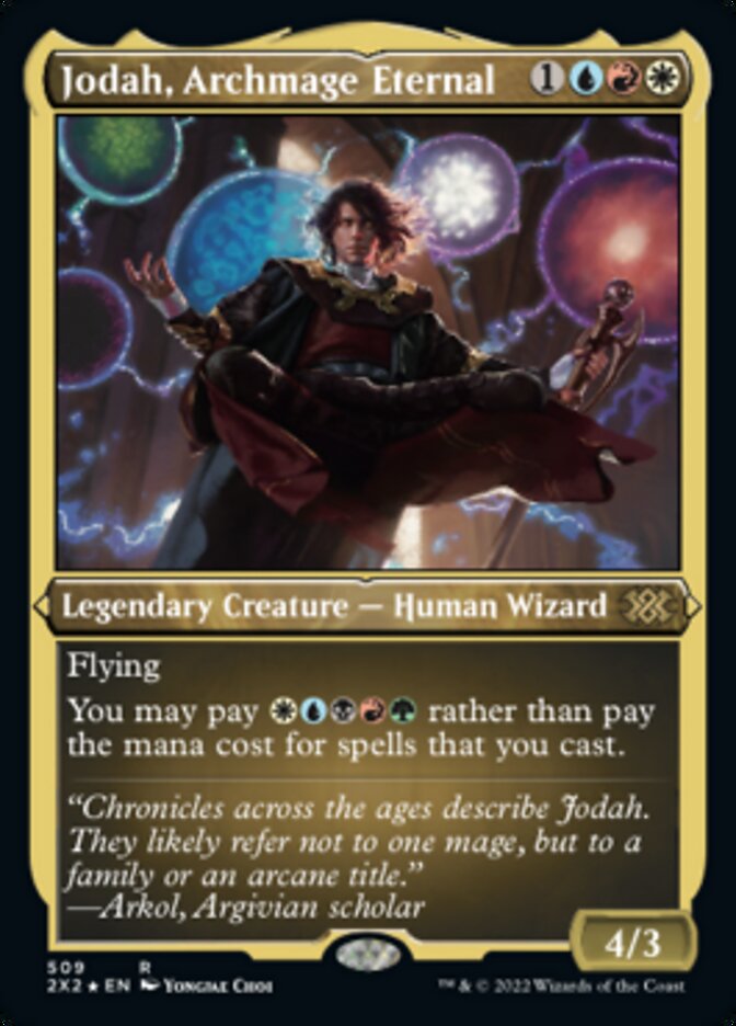 Jodah, Archmage Eternal (Foil Etched) [Double Masters 2022] | Yard's Games Ltd