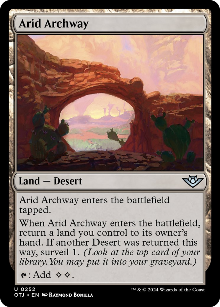 Arid Archway [Outlaws of Thunder Junction] | Yard's Games Ltd