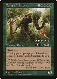 Force of Nature (Oversized) [Oversize Cards] | Yard's Games Ltd