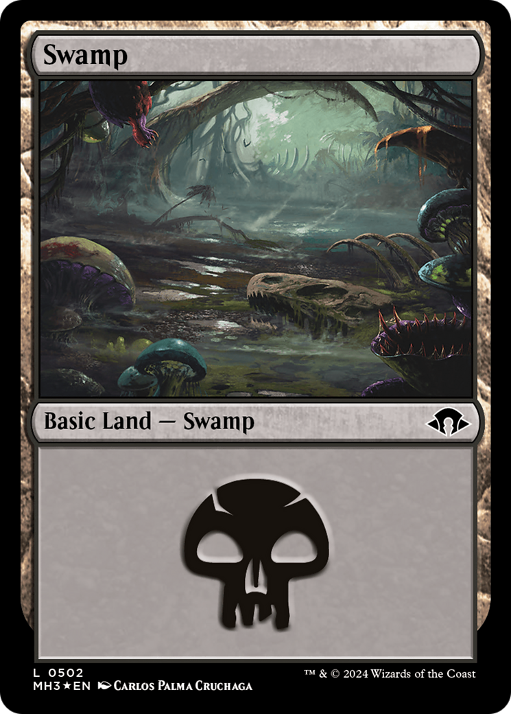 Swamp (0502) (Ripple Foil) [Modern Horizons 3] | Yard's Games Ltd