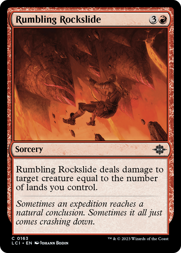 Rumbling Rockslide [The Lost Caverns of Ixalan] | Yard's Games Ltd