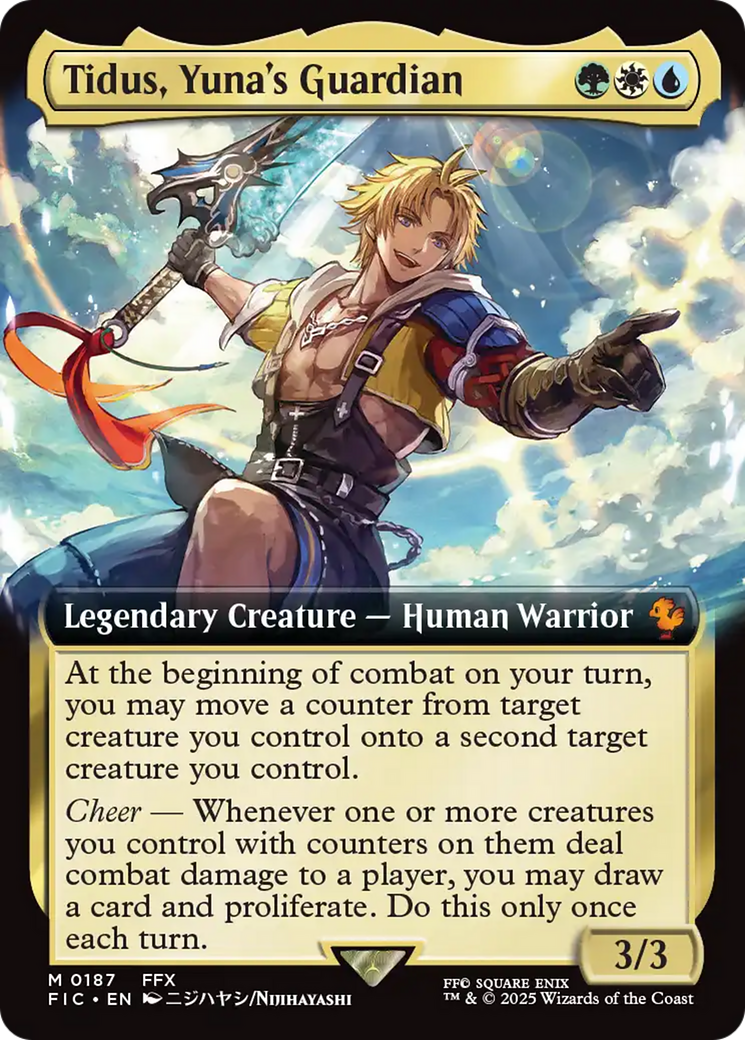 Tidus, Yuna's Guardian (Extended Art) [FINAL FANTASY Commander] | Yard's Games Ltd