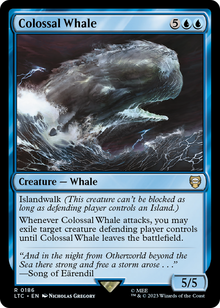 Colossal Whale [The Lord of the Rings: Tales of Middle-Earth Commander] | Yard's Games Ltd