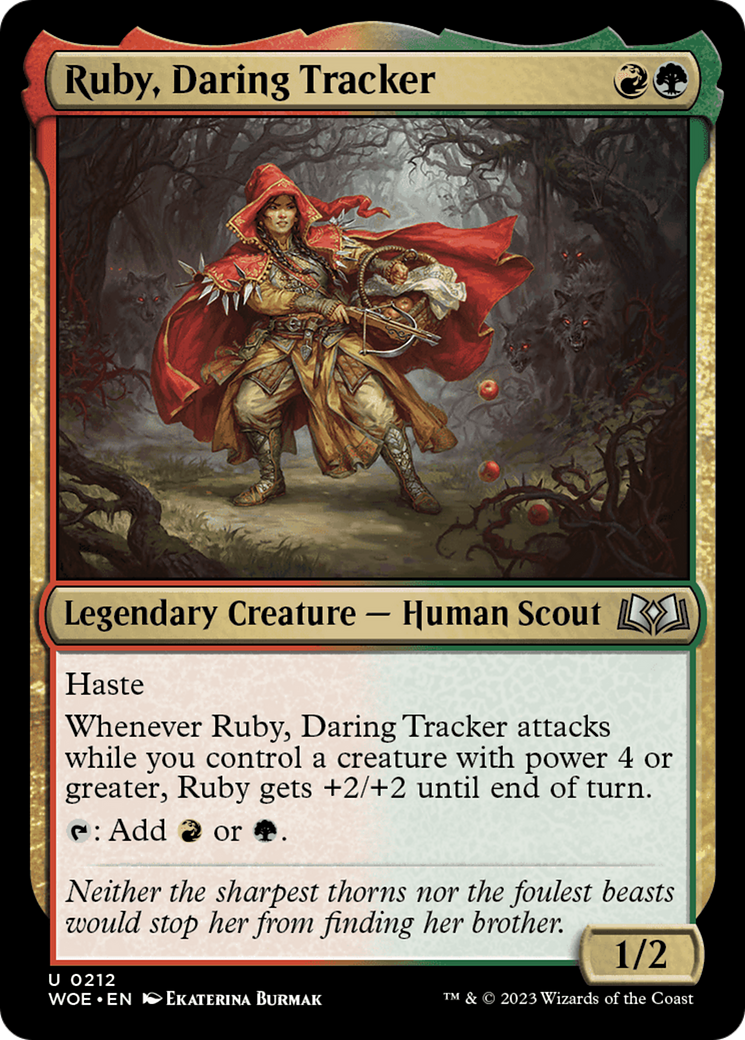 Ruby, Daring Tracker [Wilds of Eldraine] | Yard's Games Ltd