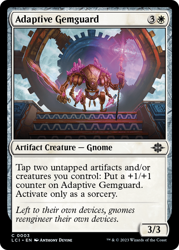 Adaptive Gemguard [The Lost Caverns of Ixalan] | Yard's Games Ltd