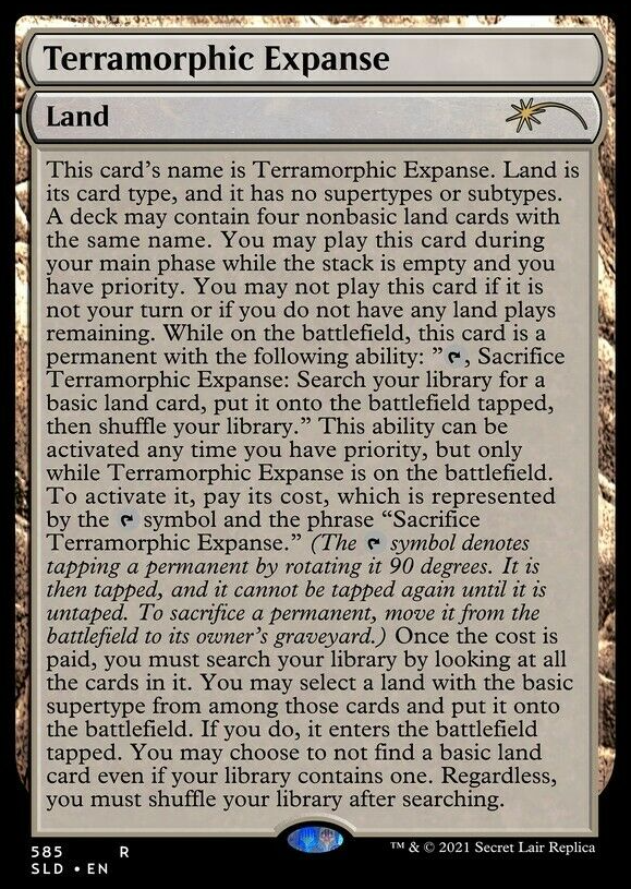 Terramorphic Expanse (Full Text) [Secret Lair Drop Promos] | Yard's Games Ltd