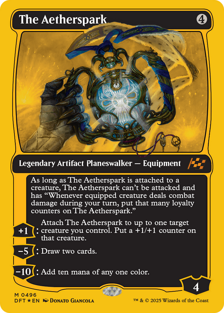 The Aetherspark (First-Place Foil) [Aetherdrift] | Yard's Games Ltd