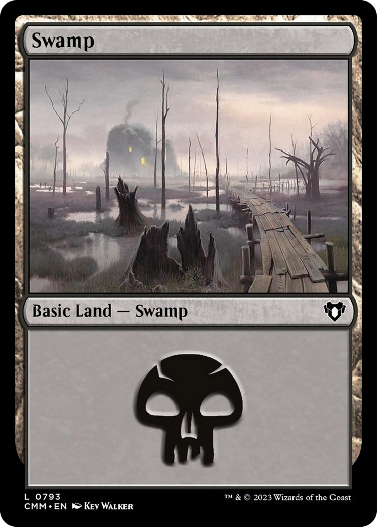 Swamp (793) [Commander Masters] | Yard's Games Ltd