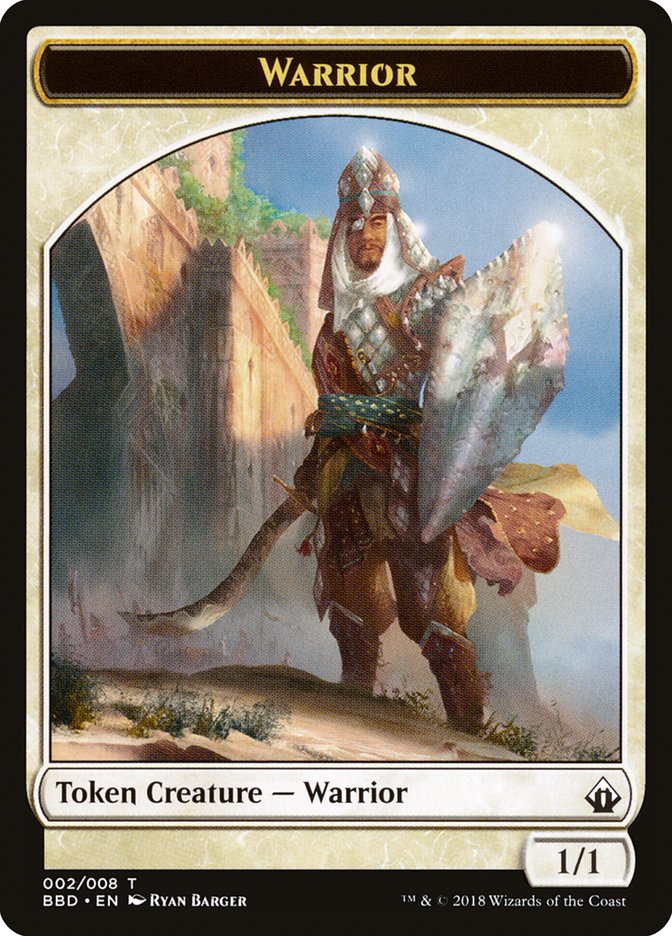 Warrior Token [Battlebond Tokens] | Yard's Games Ltd