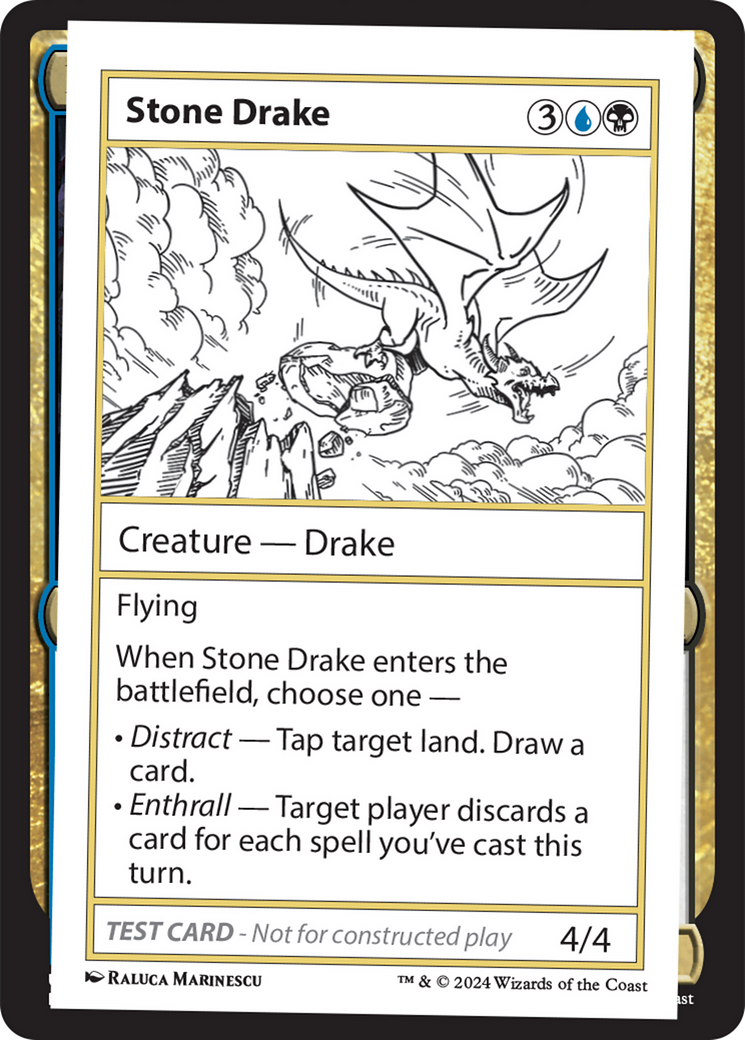 Stone Drake [Mystery Booster 2 Playtest Cards] | Yard's Games Ltd