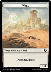 Wall // Kor Ally Double-Sided Token [Commander Masters Tokens] | Yard's Games Ltd