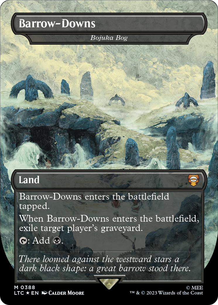 Barrow-Downs - Bojuka Bog (Surge Foil Realms and Relics) [The Lord of the Rings: Tales of Middle-Earth Commander] | Yard's Games Ltd