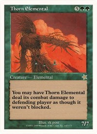 Thorn Elemental (Oversized) [Oversize Cards] | Yard's Games Ltd
