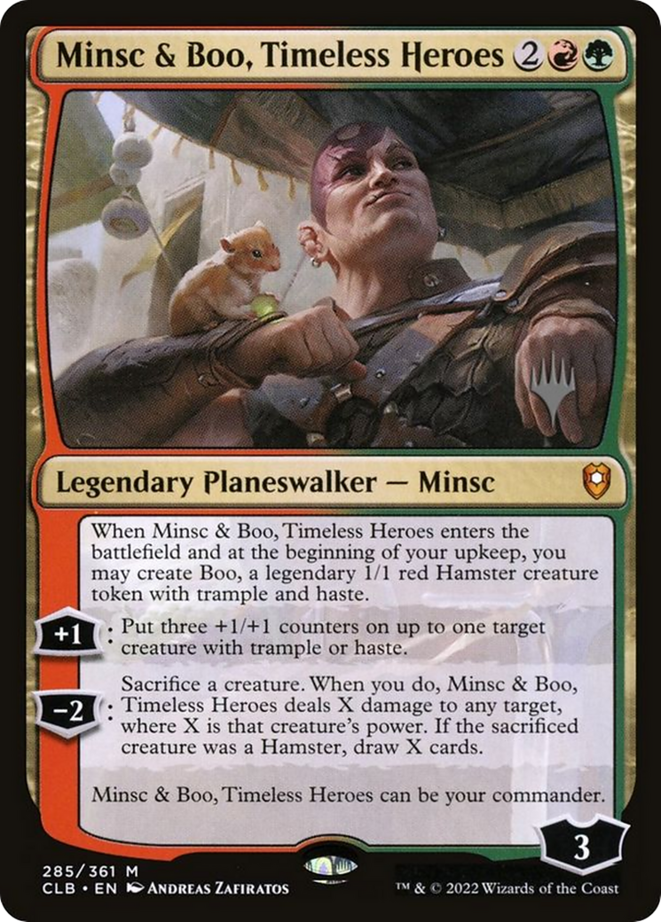 Minsc & Boo, Timeless Heroes (Promo Pack) [The Lost Caverns of Ixalan Promos] | Yard's Games Ltd