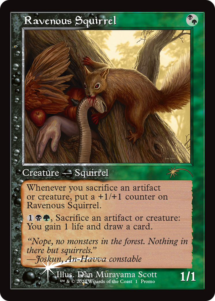 Ravenous Squirrel (Open House) [Wizards Play Network 2024] | Yard's Games Ltd