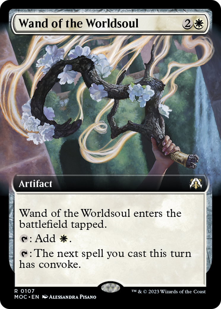 Wand of the Worldsoul (Extended Art) [March of the Machine Commander] | Yard's Games Ltd