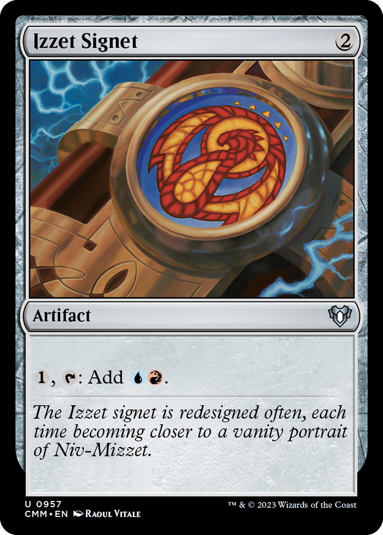 Izzet Signet [Commander Masters] | Yard's Games Ltd