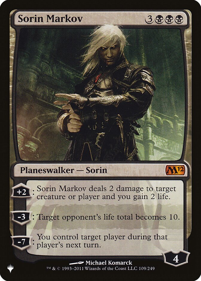 Sorin Markov [The List] | Yard's Games Ltd