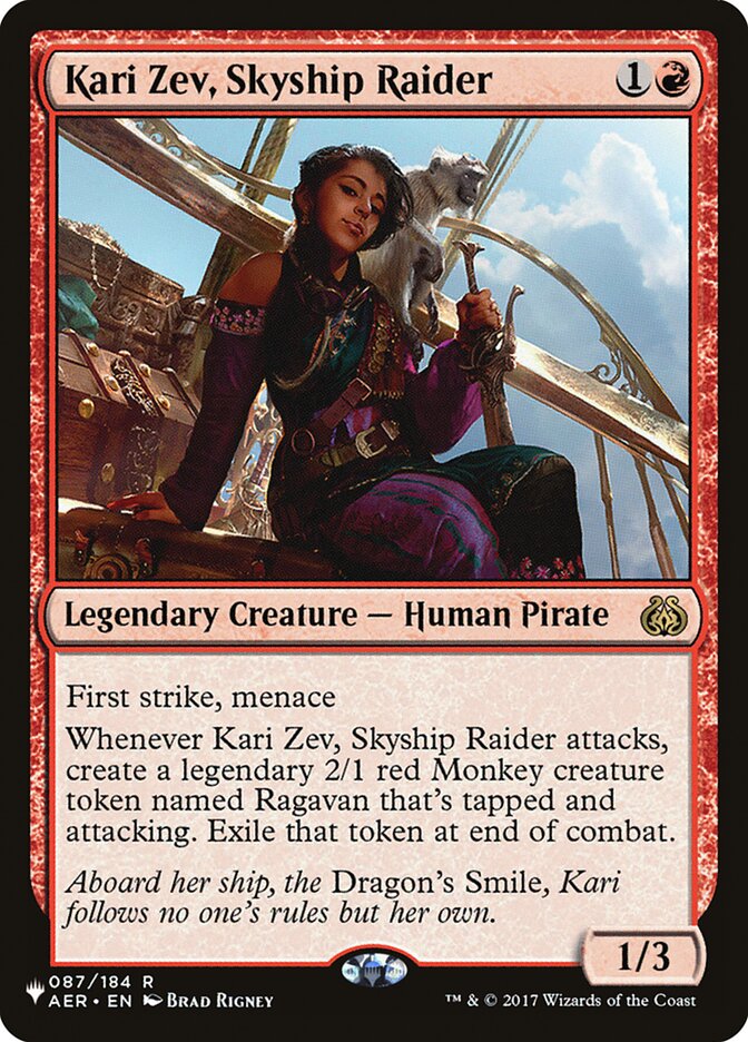 Kari Zev, Skyship Raider [The List] | Yard's Games Ltd