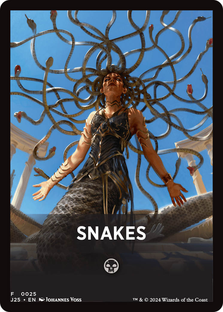 Snakes Theme Card [Foundations Jumpstart Front Cards] | Yard's Games Ltd