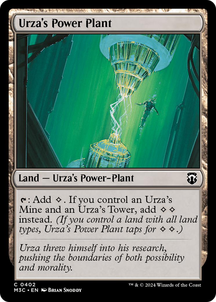 Urza's Power Plant (Ripple Foil) [Modern Horizons 3 Commander] | Yard's Games Ltd