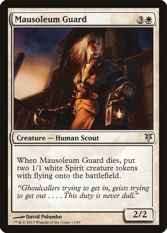 Mausoleum Guard [Duel Decks: Sorin vs. Tibalt] | Yard's Games Ltd