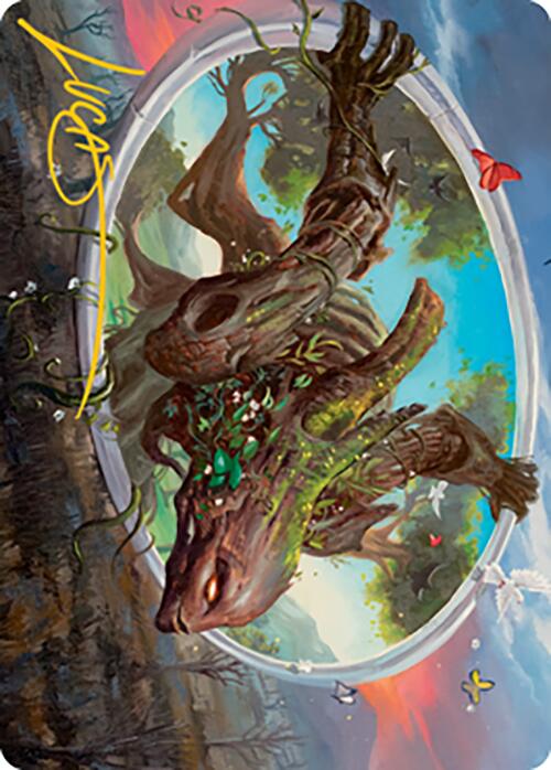 Gaea's Will Art Card (Gold-Stamped Signature) [Modern Horizons 2 Art Series] | Yard's Games Ltd