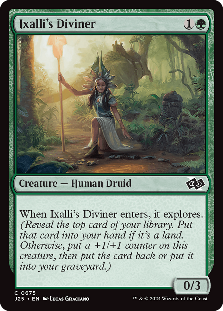 Ixalli's Diviner [Foundations Jumpstart] | Yard's Games Ltd