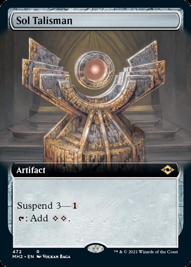 Sol Talisman (Extended Art) [Modern Horizons 2] | Yard's Games Ltd