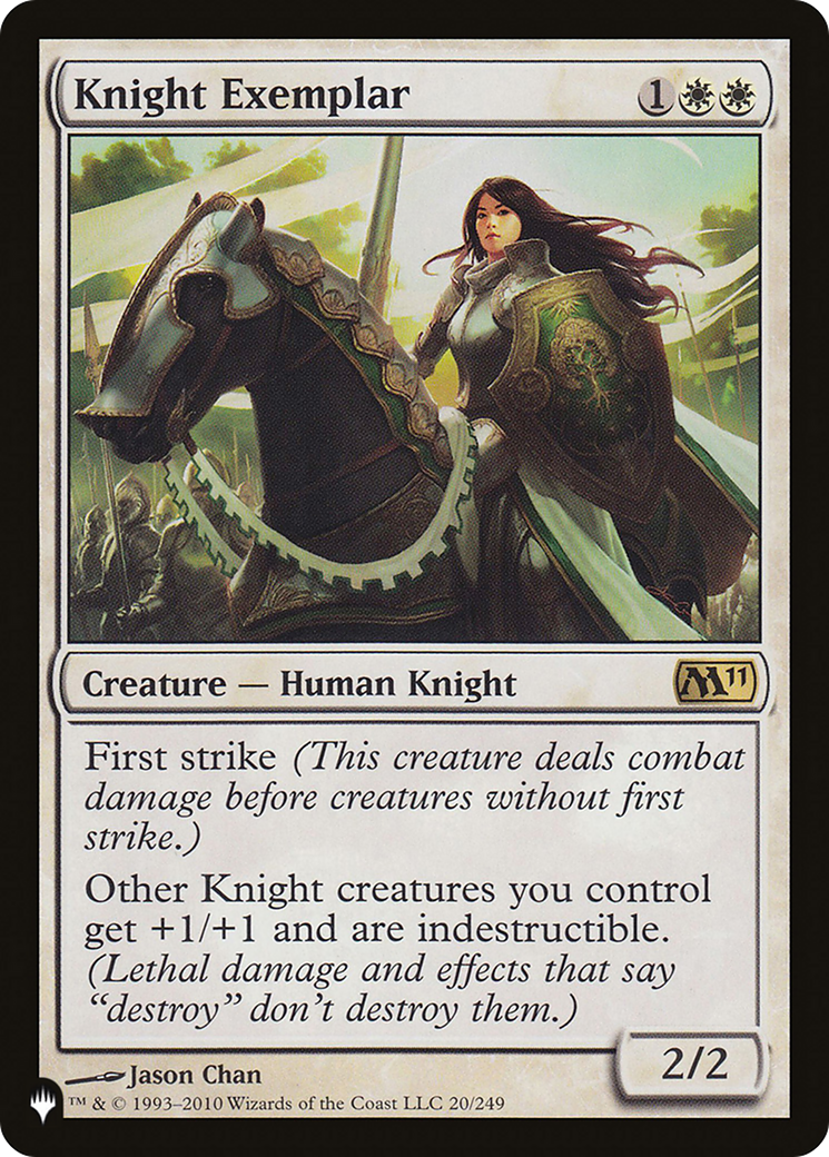 Knight Exemplar (Magic 2011) [The List] | Yard's Games Ltd