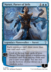 Narset, Parter of Veils (White Border) [Mystery Booster 2] | Yard's Games Ltd