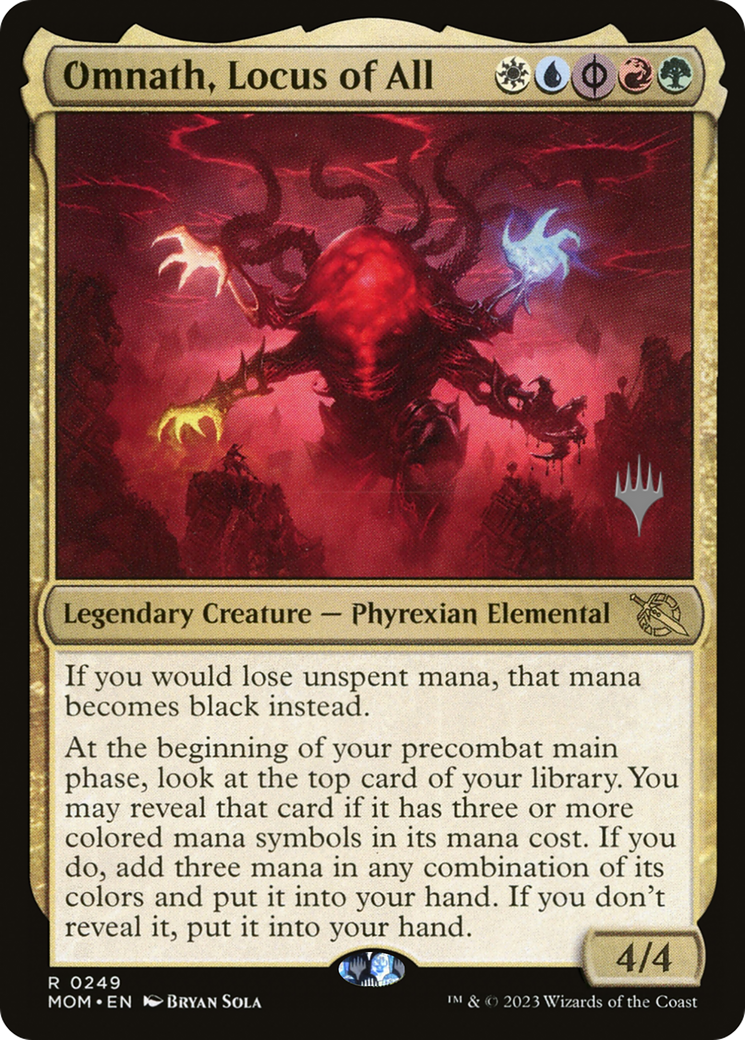 Omnath, Locus of All (Promo Pack) [March of the Machine Promos] | Yard's Games Ltd