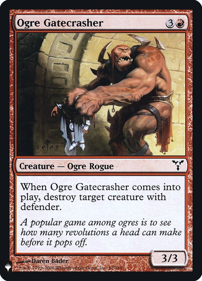 Ogre Gatecrasher [Mystery Booster] | Yard's Games Ltd