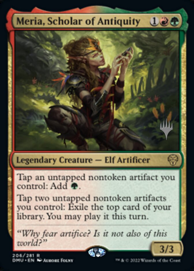 Meria, Scholar of Antiquity (Promo Pack) [Dominaria United Promos] | Yard's Games Ltd