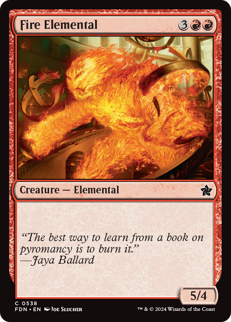 Fire Elemental [Foundations] | Yard's Games Ltd