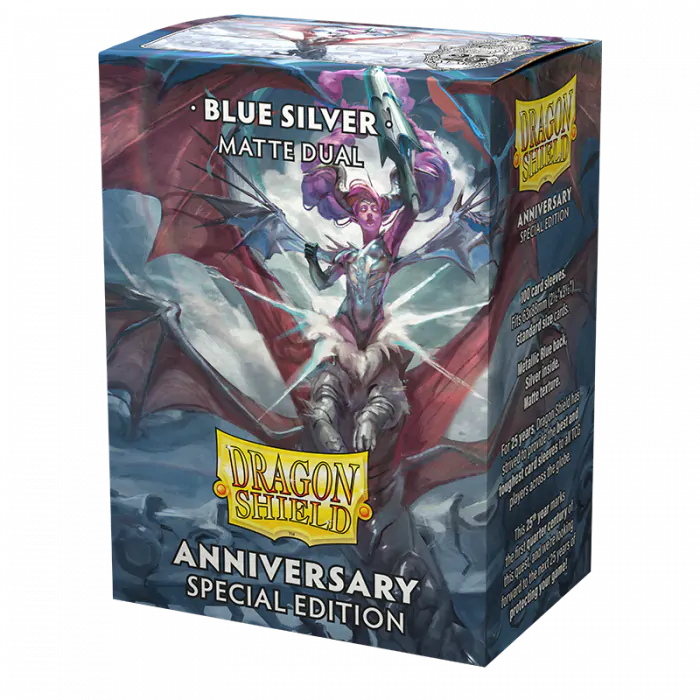 Dragon Shield: Standard 100ct Special Edition - Blue Silver | Yard's Games Ltd