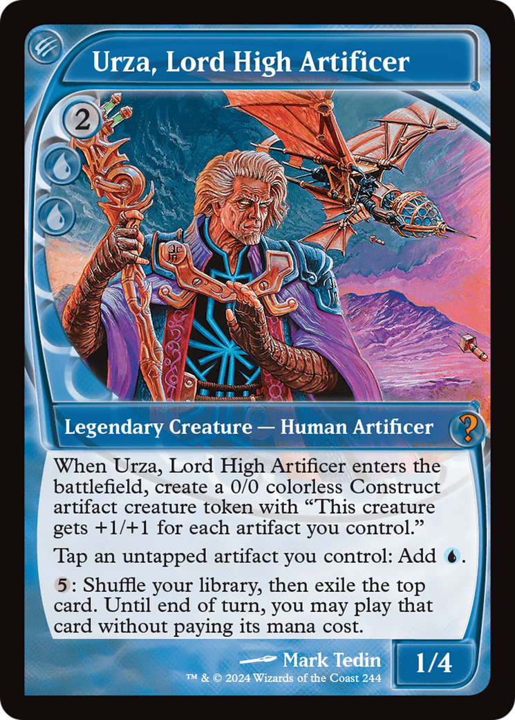 Urza, Lord High Artificer (Future Sight) [Mystery Booster 2] | Yard's Games Ltd