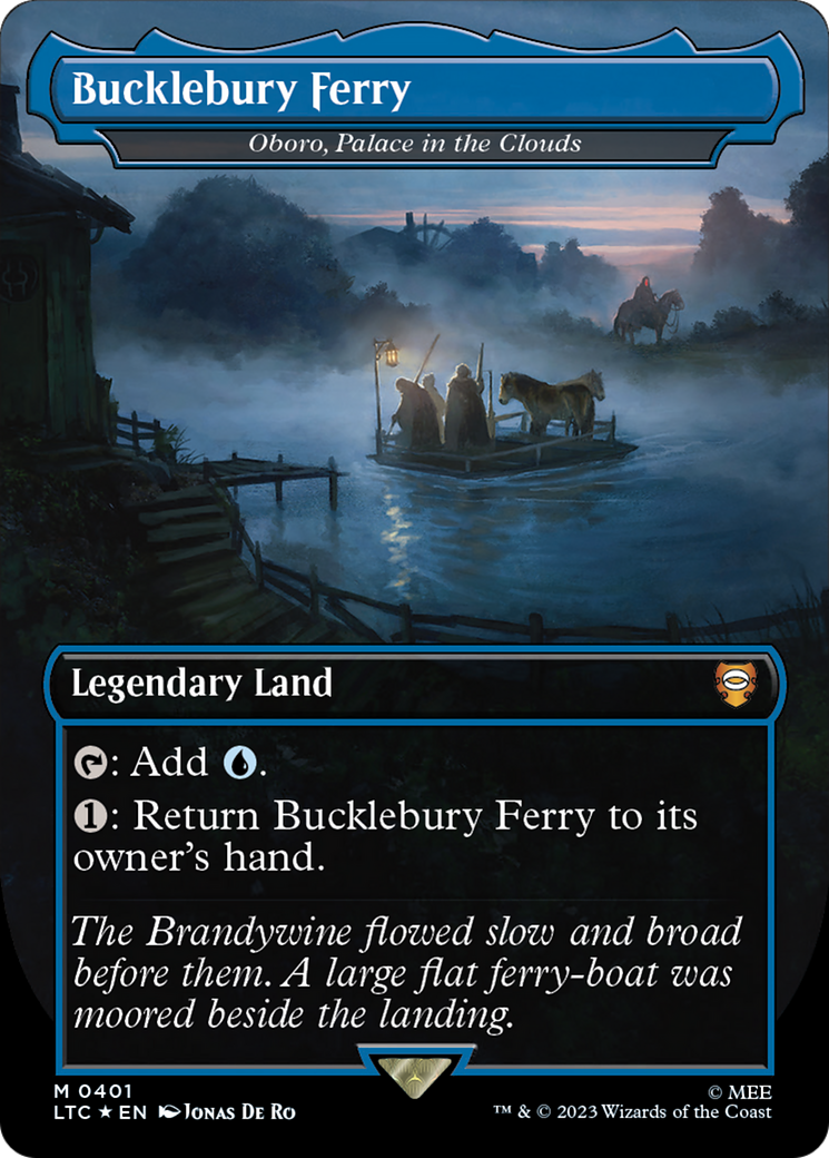 Bucklebury Ferry - Oboro, Palace in the Clouds (Surge Foil Realms and Relics) [The Lord of the Rings: Tales of Middle-Earth Commander] | Yard's Games Ltd