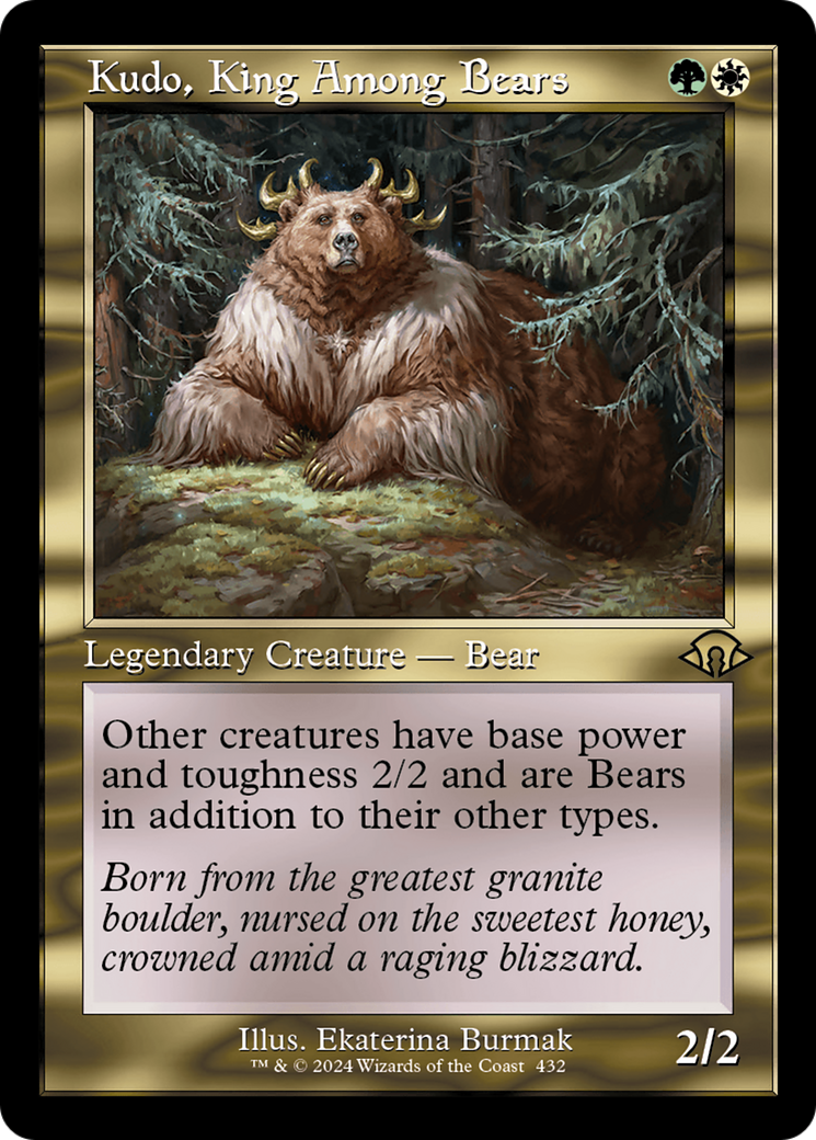 Kudo, King Among Bears (Retro) [Modern Horizons 3] | Yard's Games Ltd