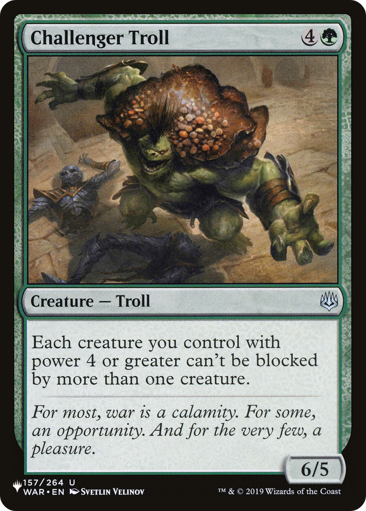 Challenger Troll [The List Reprints] | Yard's Games Ltd