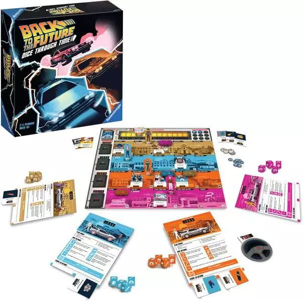 Back to the Future Dice Through Time Board Game [New] | Yard's Games Ltd