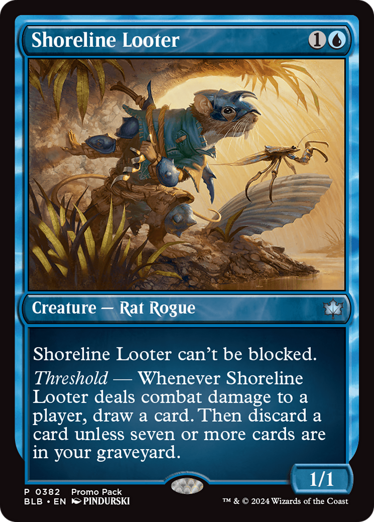 Shoreline Looter [Bloomburrow Promos] | Yard's Games Ltd