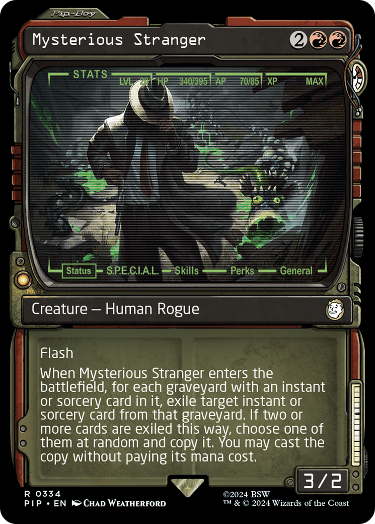 Mysterious Stranger (Showcase) [Fallout] | Yard's Games Ltd