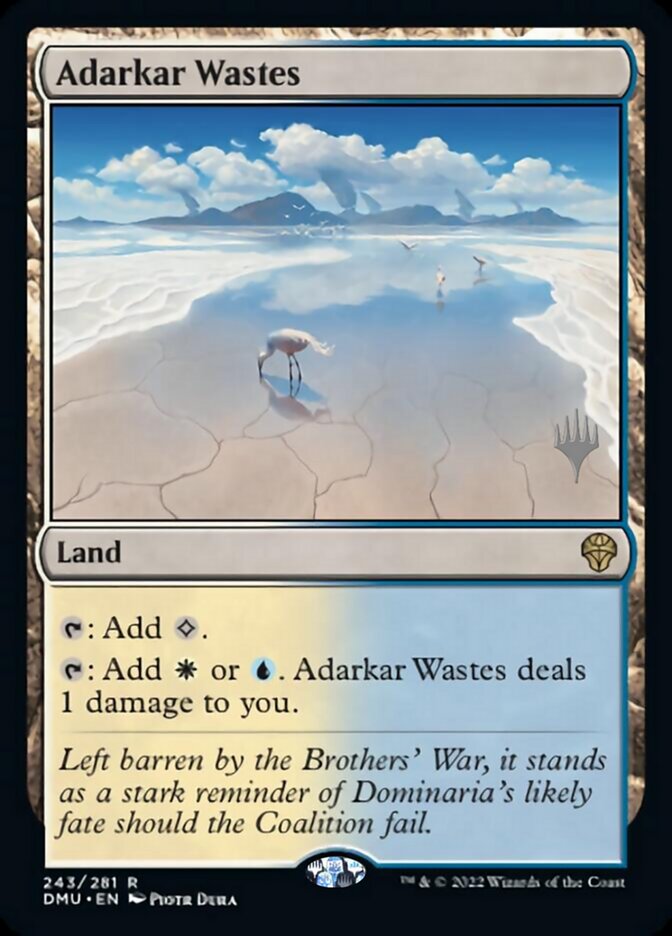 Adarkar Wastes (Promo Pack) [Dominaria United Promos] | Yard's Games Ltd