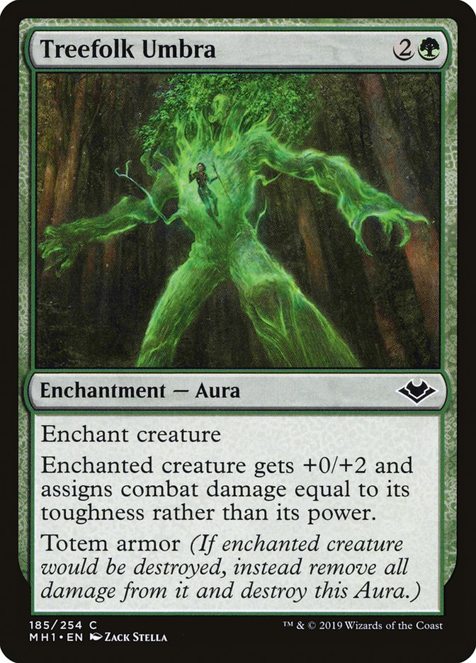 Treefolk Umbra [Modern Horizons] | Yard's Games Ltd