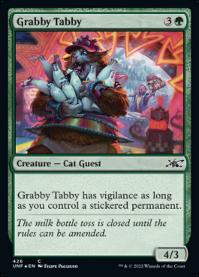 Grabby Tabby (Galaxy Foil) [Unfinity] | Yard's Games Ltd