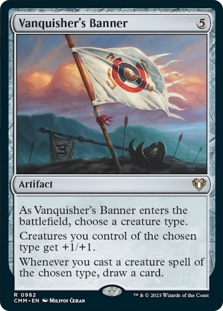 Vanquisher's Banner [Commander Masters] | Yard's Games Ltd