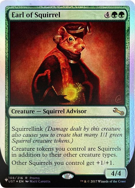 Earl of Squirrel (Unfinity Foil Edition) [The List] | Yard's Games Ltd