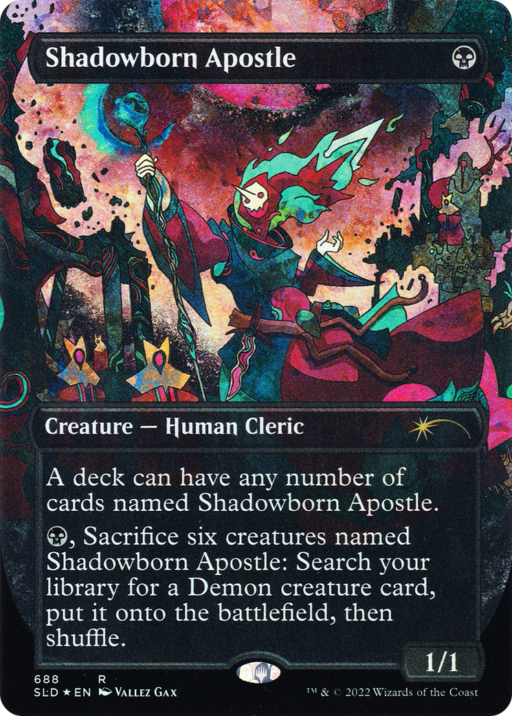 Shadowborn Apostle (688) (Borderless) [Secret Lair Drop Promos] | Yard's Games Ltd